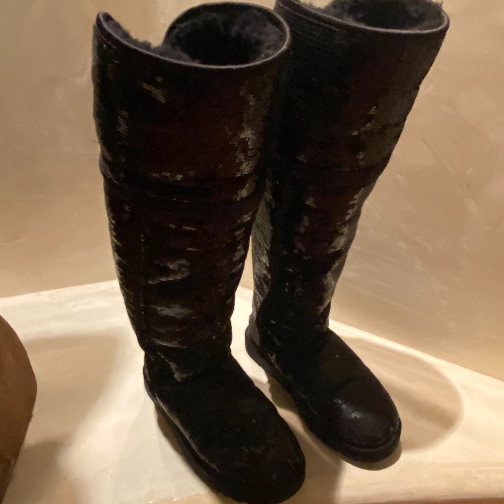 Knee High Black Bailey UGG Boot